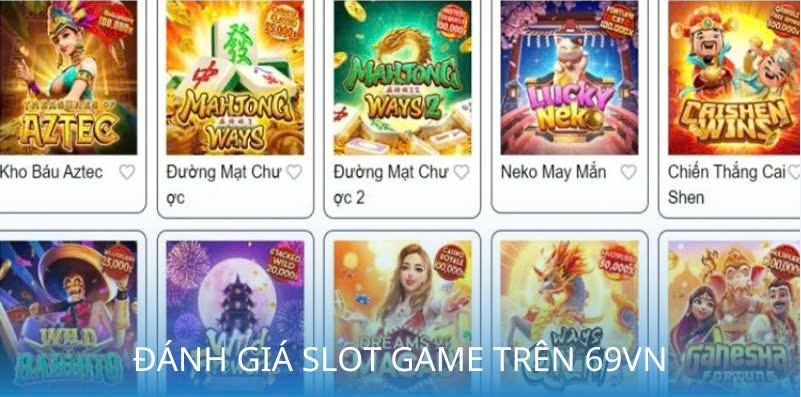 slot game trên 69vn được nhiều người chơi tin tưởng