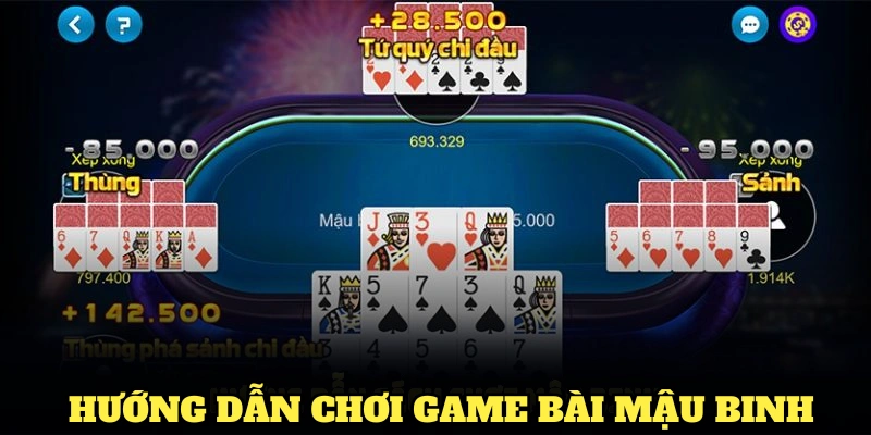 Hướng dẫn chơi game bài mậu binh tại Hi88