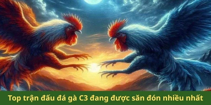 Top trận đấu đá gà C3 đang được săn đón nhiều nhất